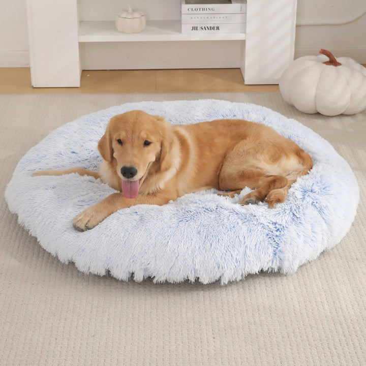 Plush Round Warm Pet Sleeping Mat Bed House Pad