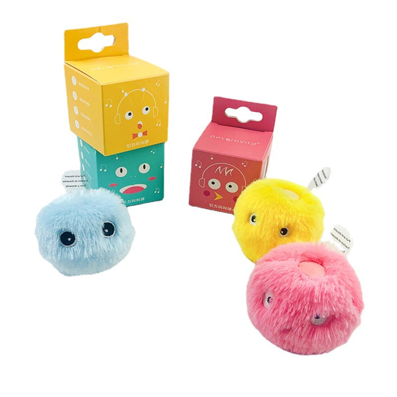 Light-Emitting Interactive Pet Teasing Ball Toy