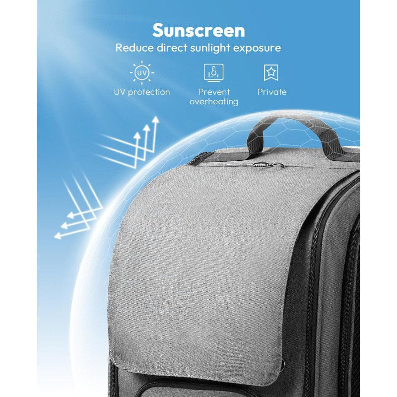 Portable Aviation Style Pet Fashion Backpack Bag
