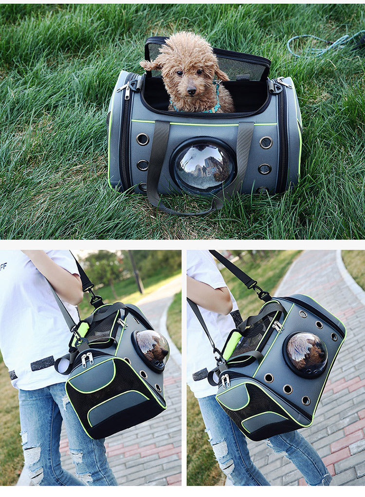 Portable Pet Backpack Diaper Travel Bag
