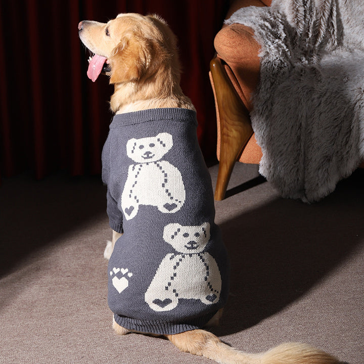 Winter Warm Thick Pet Sweater Large Breed Apparel
