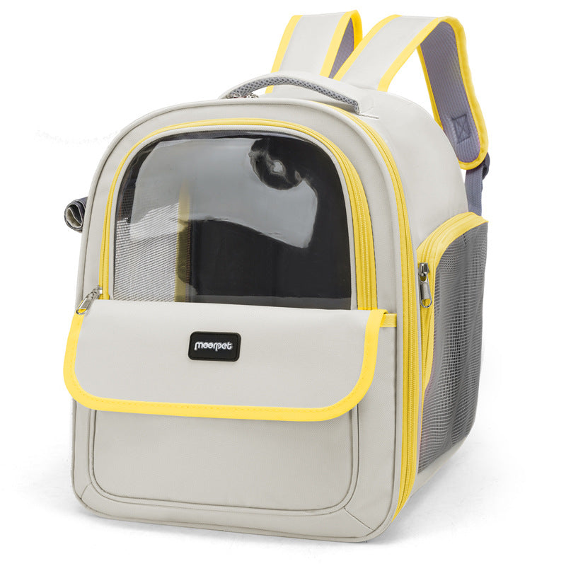 Breathable Portable Pet Shoulder Backpack Travel Bag