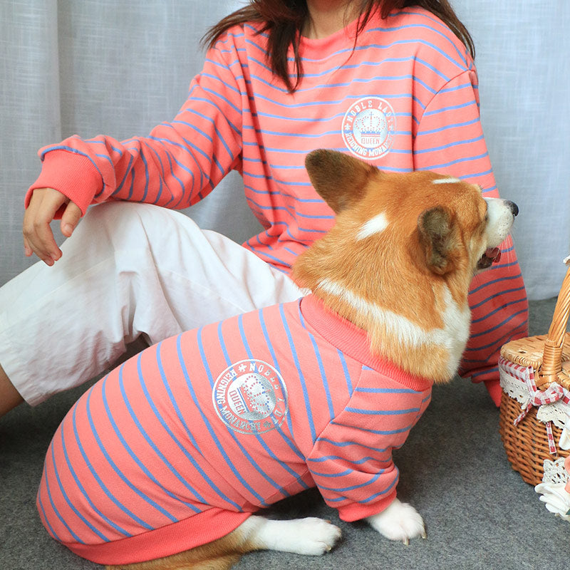 Parent-Child Style Pet Sweater Clothing Set