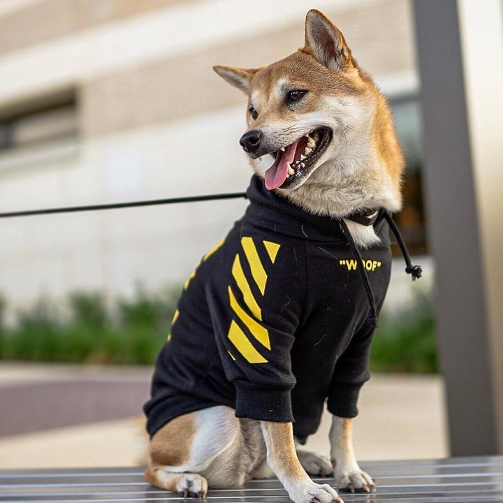 Three Stripe Fashion Pet Sweater Autumn Winter Apparel