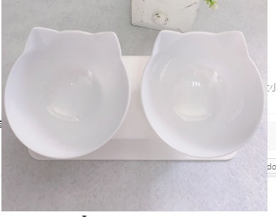 Non Slip Double Raised Pet Feeder Bowl With Stand