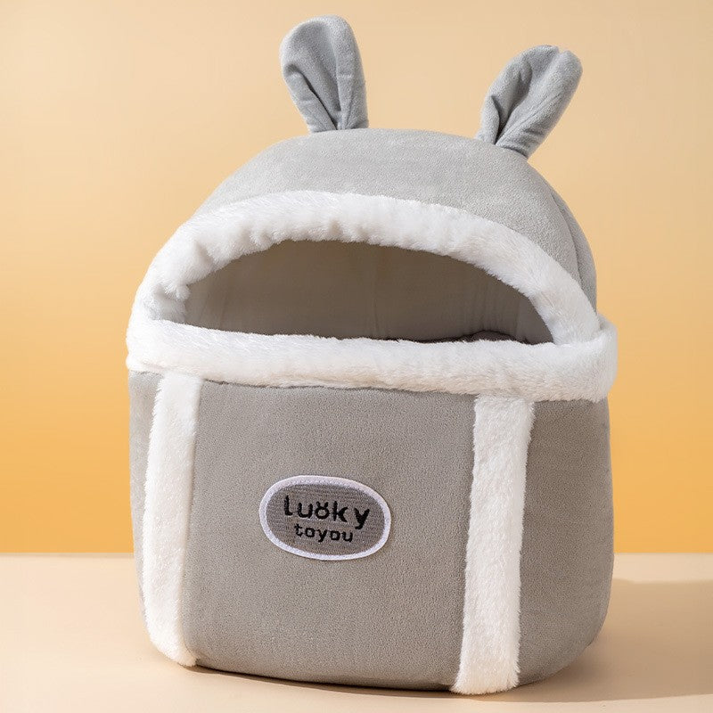 Animal Shaped Portable Pet Backpack Diaper Travel Bag