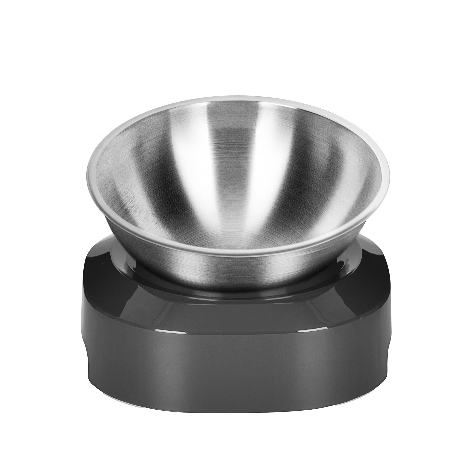 Stainless Steel Double Pet Bowl Night Feeding Stand