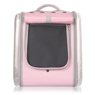 Portable Pet Backpack Outing Carry Bag Lightweight Carrier