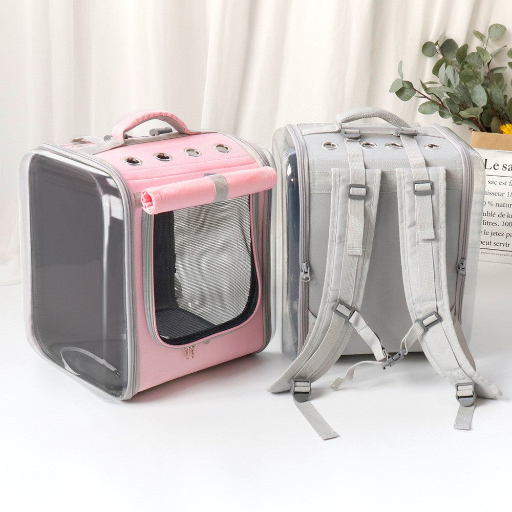 Portable Pet Backpack Outing Carry Bag Lightweight Carrier