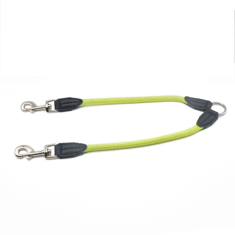 Double Head Nylon Reflective Pet Leash Lead Rope