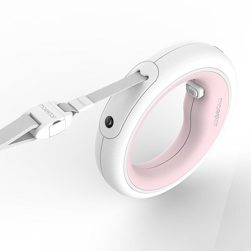 Cute King Star Retractable Pet Leash Collar Chain