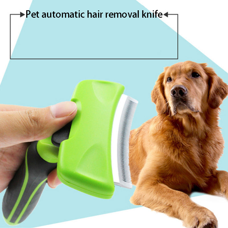 Pet Deshedding Grooming Hair Remover Rake Comb Tool
