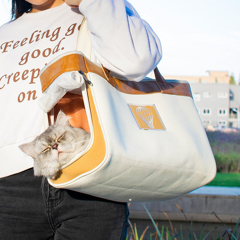 Portable Large Capacity Cat Backpack Travel Carrier Bag