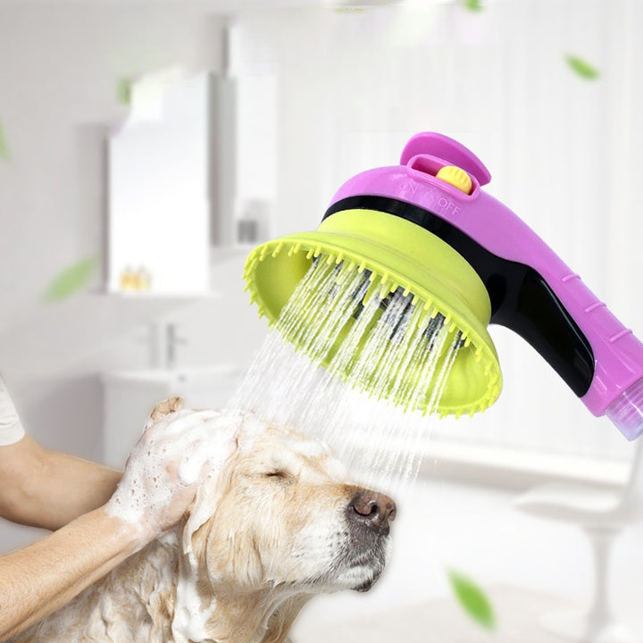 Pet Shower Kit Brush Massage Spray Grooming Set