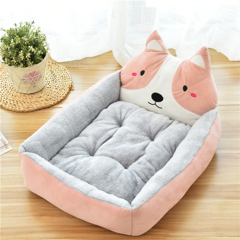 Large Warm Cozy Pet Sleeping Nest Soft Fleece Bed