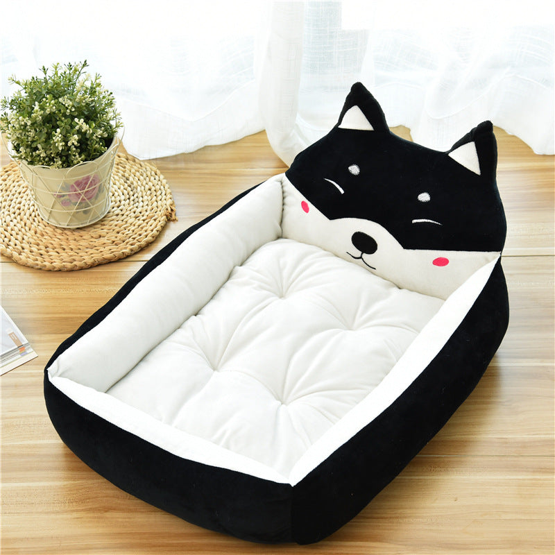 Large Warm Cozy Pet Sleeping Nest Soft Fleece Bed