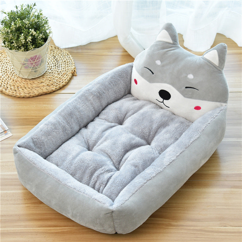 Large Warm Cozy Pet Sleeping Nest Soft Fleece Bed