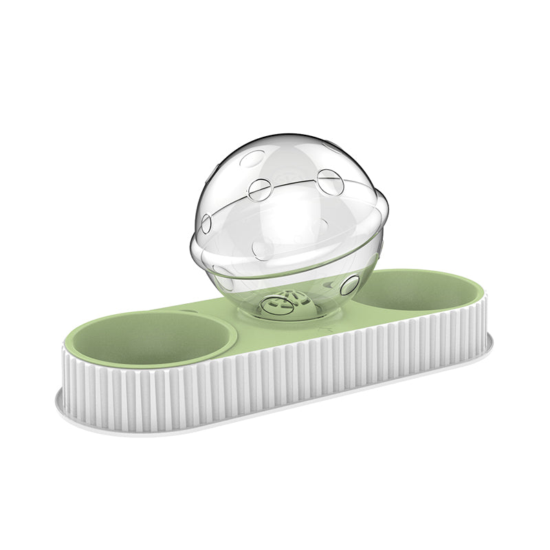 Automatic Plastic Pet Feeder Water Bowl Drinking Dispenser