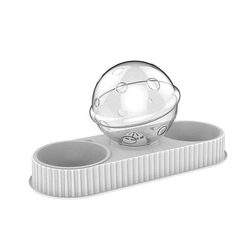 Automatic Plastic Pet Feeder Water Bowl Drinking Dispenser