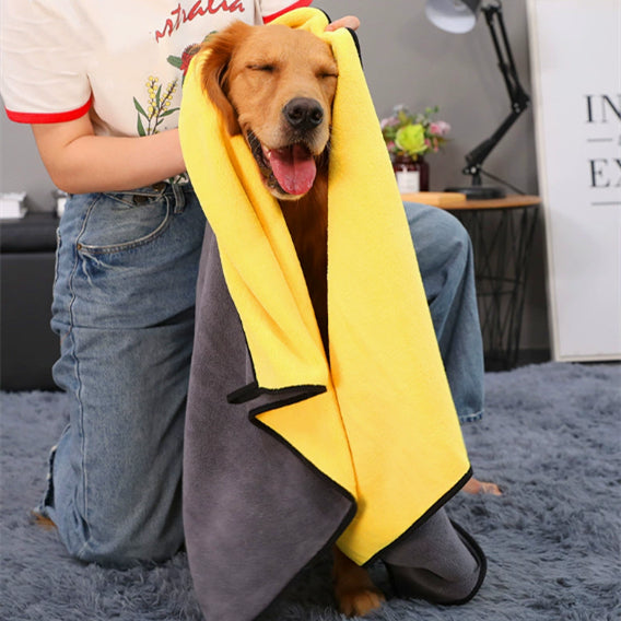 Super Absorbent Pet Quick Dry Bath Towel Bathrobe