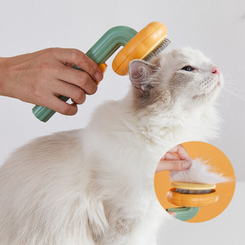 Pet Self Cleaning Slicker Grooming Brush Loose Hair Removal