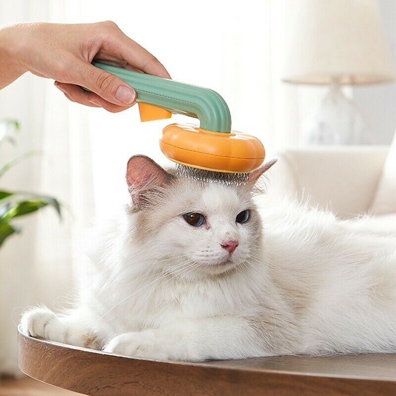 Pet Self Cleaning Slicker Grooming Brush Loose Hair Removal