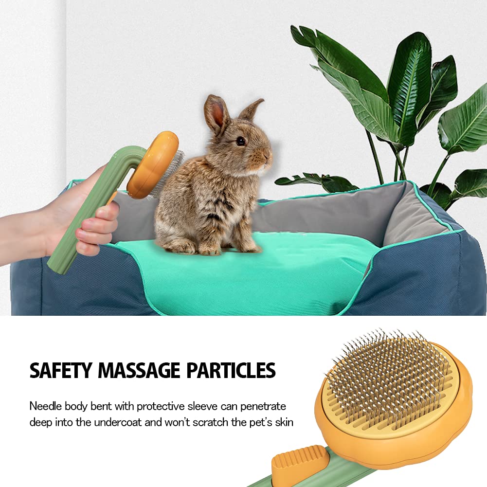 Pet Self Cleaning Slicker Grooming Brush Loose Hair Removal