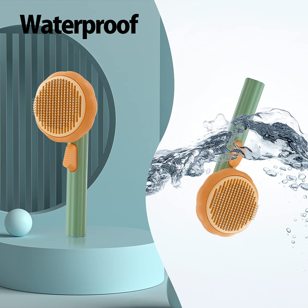 Pet Self Cleaning Slicker Grooming Brush Loose Hair Removal