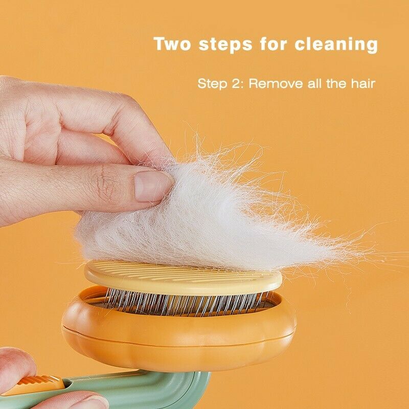 Pet Self Cleaning Slicker Grooming Brush Loose Hair Removal