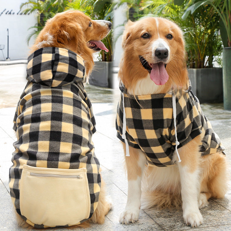 Fashion Zipper Pocket Pet Sweater Apparel