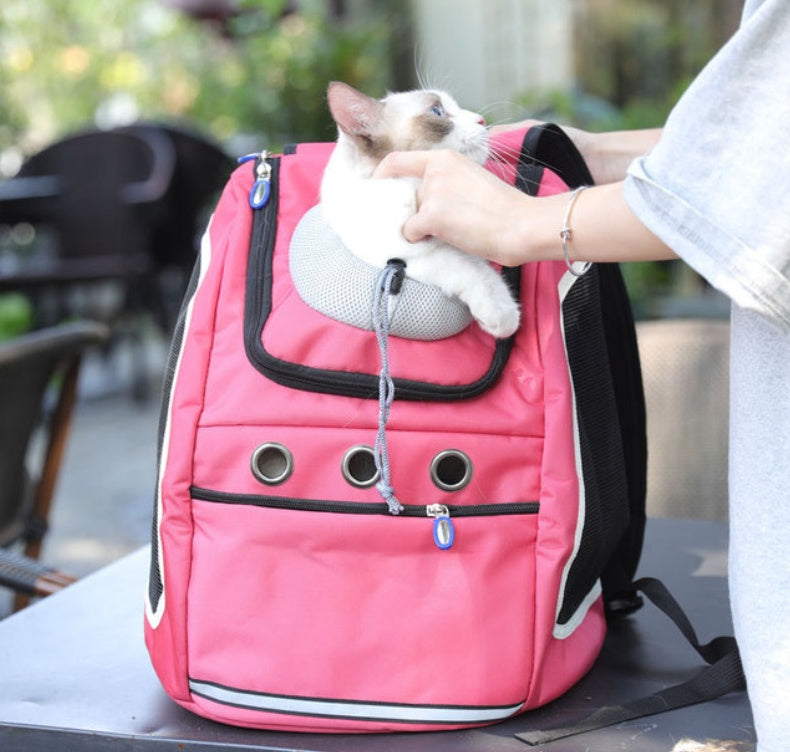 Portable Pet Outing Backpack Carry Bag