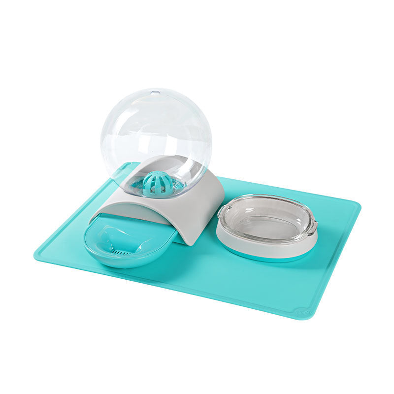 Dual Bowl Automatic Pet Food And Water Dispenser