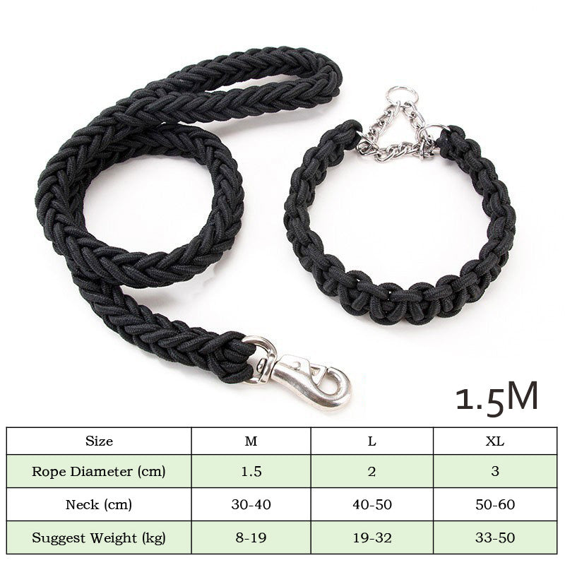 Heavy Duty Pet Nylon Braided Training Walking Leash