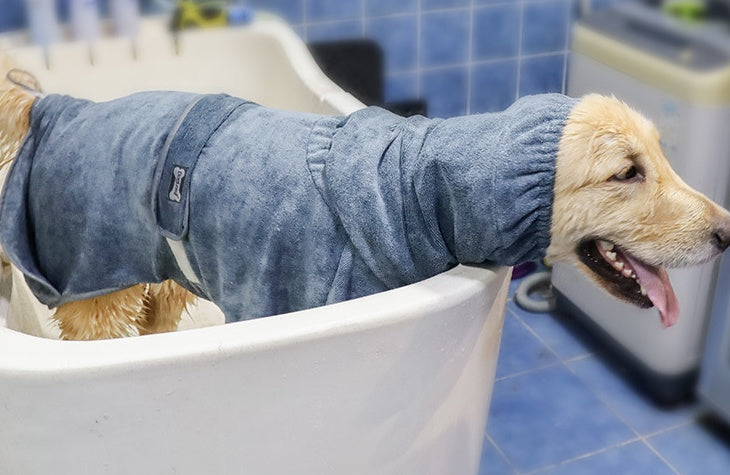 Pet Cotton Bathrobe Highly Absorbent Drying Towel