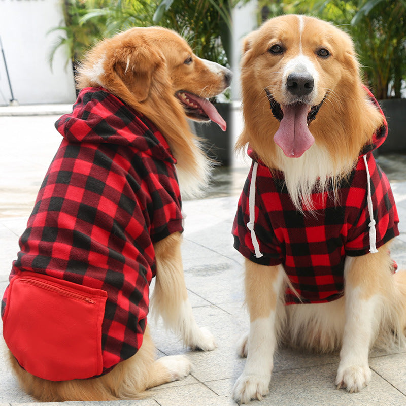 Fashion Zipper Pocket Pet Sweater Apparel