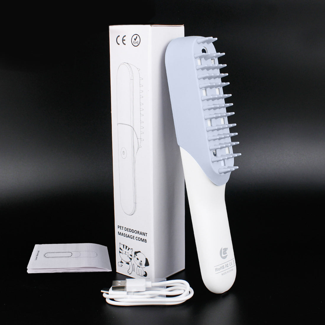 Pet Silicone Massage Grooming Cleaning Hair Removal Brush