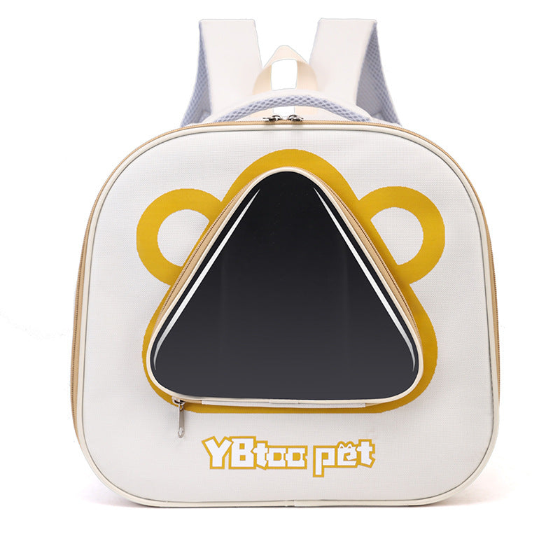 Portable Large Capacity Breathable Pet Backpack Travel Bag