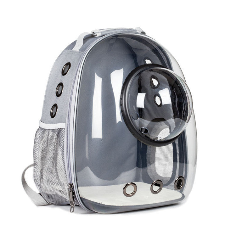 Large Capacity Transparent Breathable Pet Backpack Bag