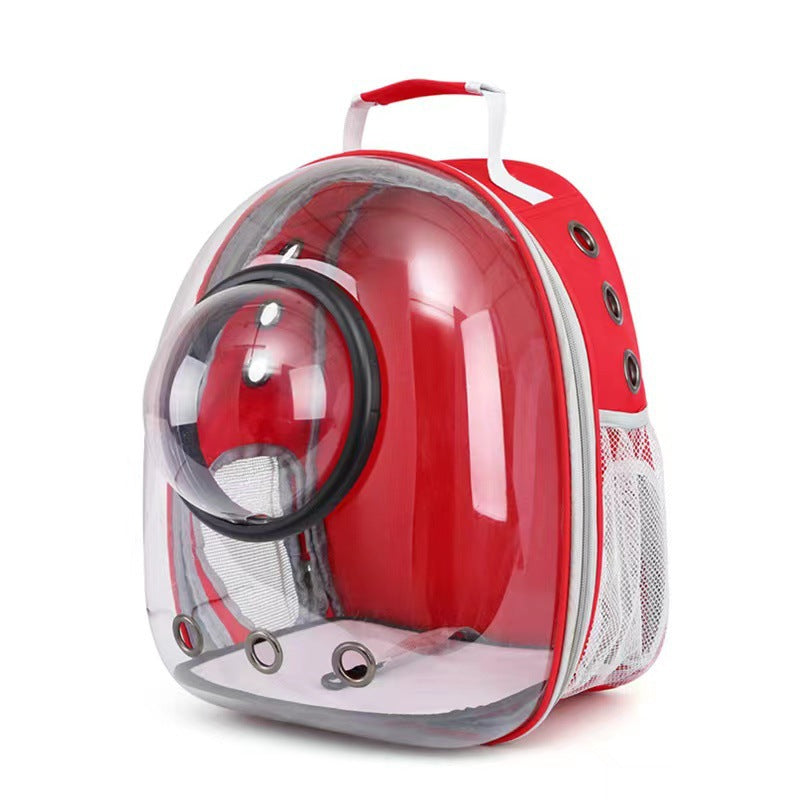 Large Capacity Transparent Breathable Pet Backpack Bag