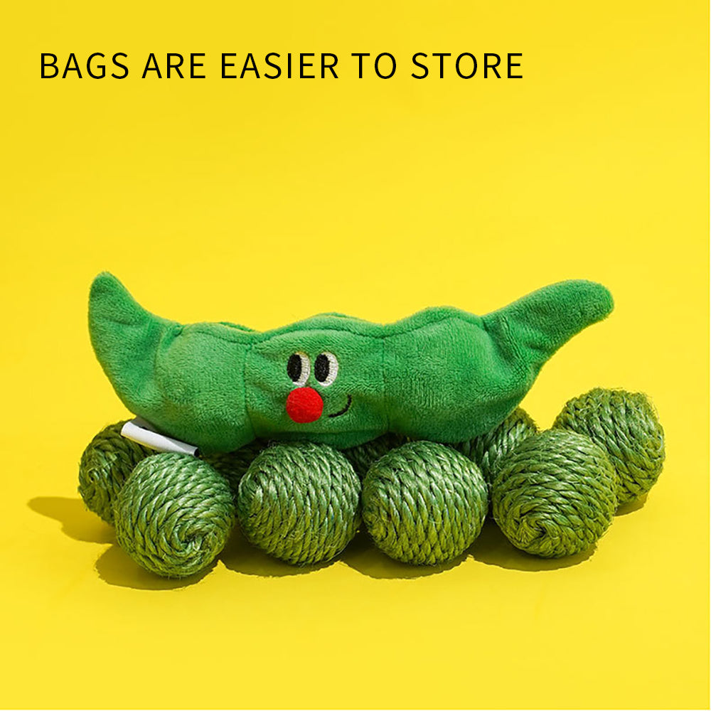3PCS Sisal Rope Interactive Pet Chew Balls