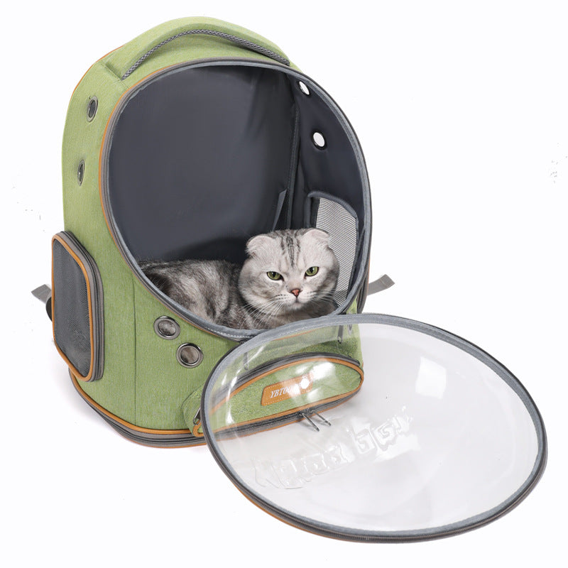 Large Capacity Transparent Portable Pet Backpack Bag
