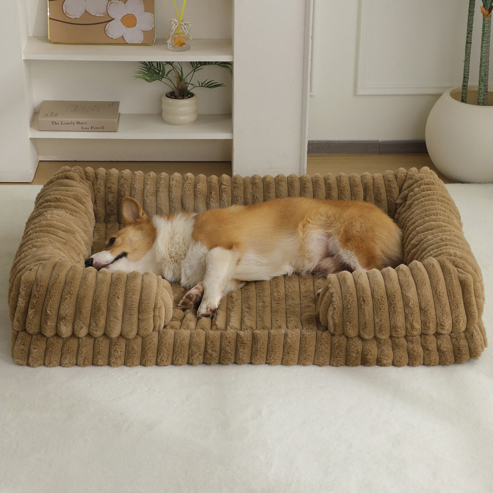 Warm Large Pet Sleeping Mat Bed Cushion Pad