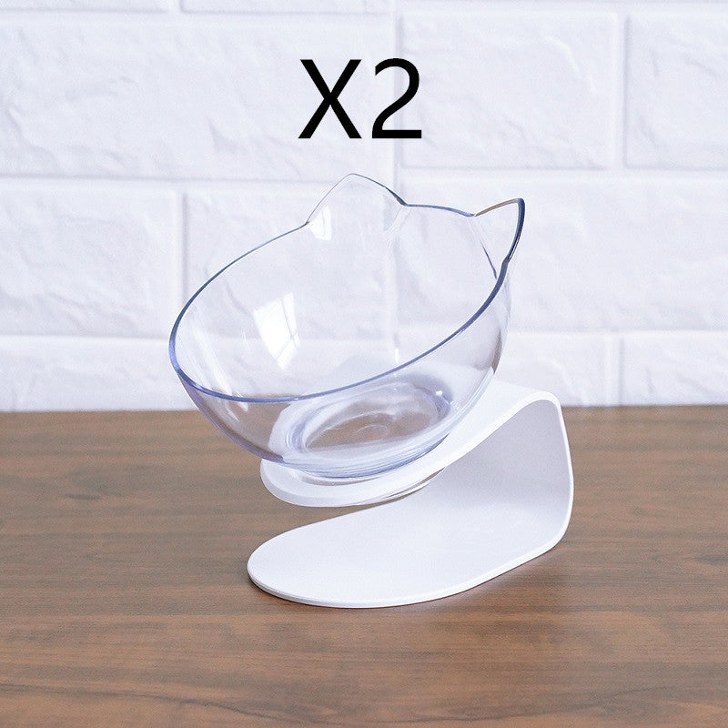Non Slip Double Raised Pet Feeder Bowl With Stand