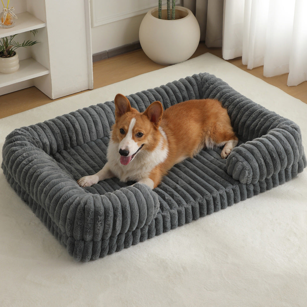Warm Large Pet Sleeping Mat Bed Cushion Pad