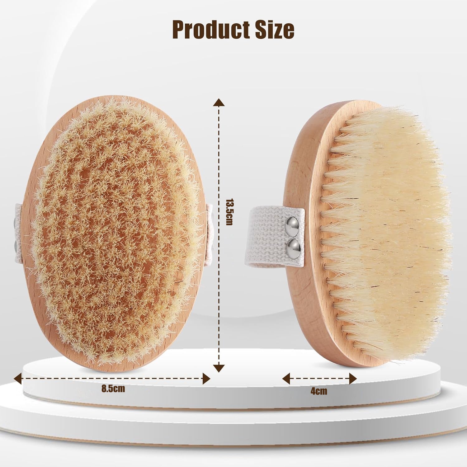 Pet Boar Bristle Palm Grooming Brush Shedding Control Tool