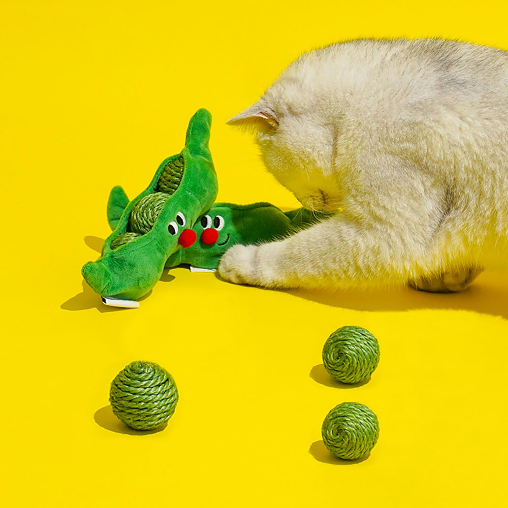 3PCS Sisal Rope Interactive Pet Chew Balls