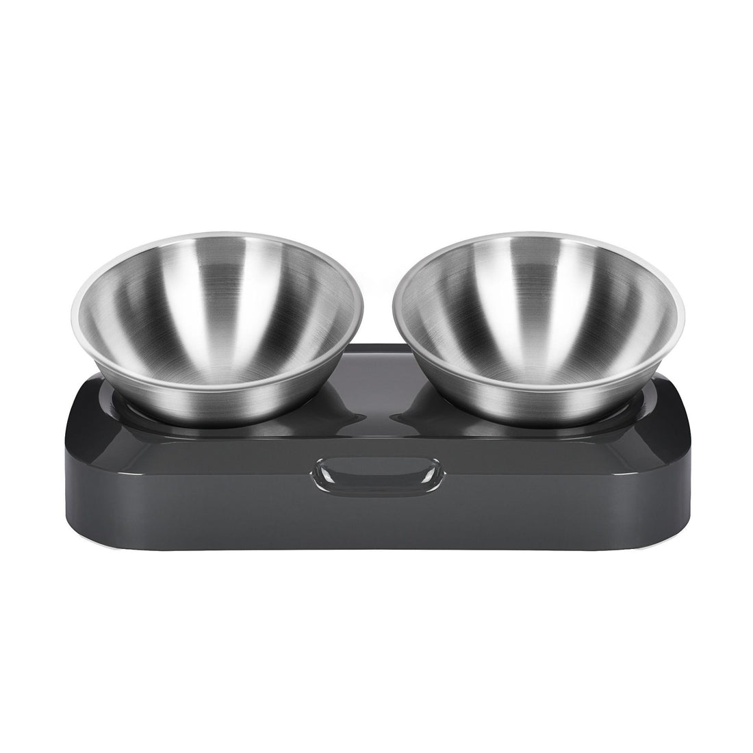 Stainless Steel Double Pet Bowl Night Feeding Stand