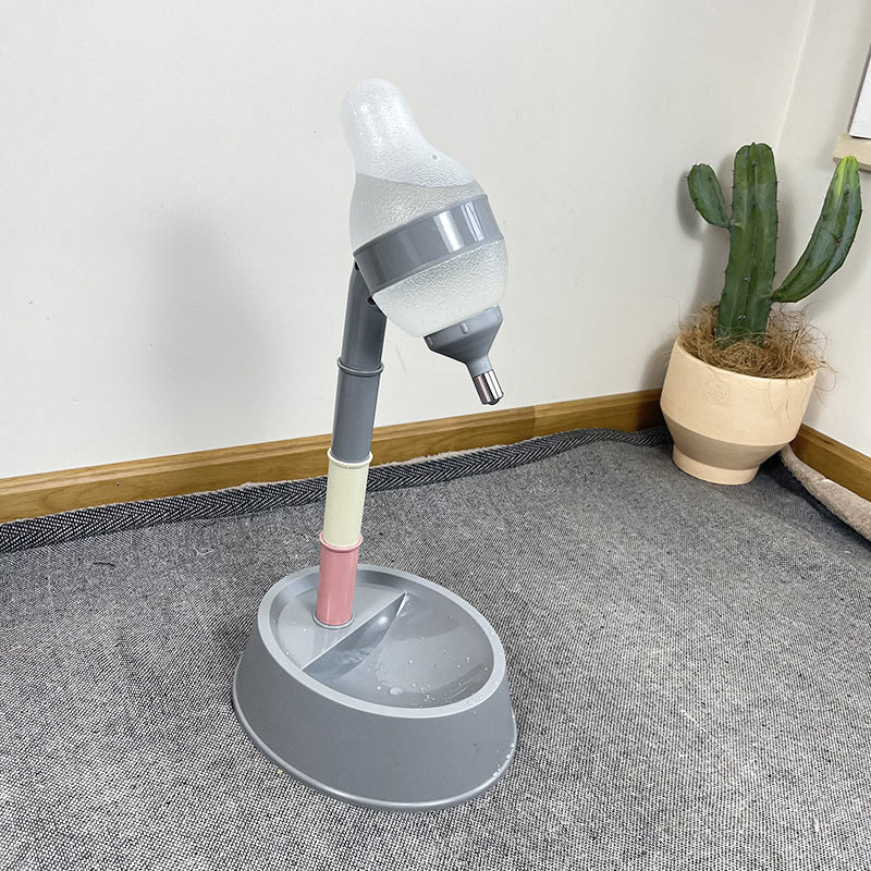 Adjustable Height Automatic Pet Water Dispenser Fountain Feeding Bowl