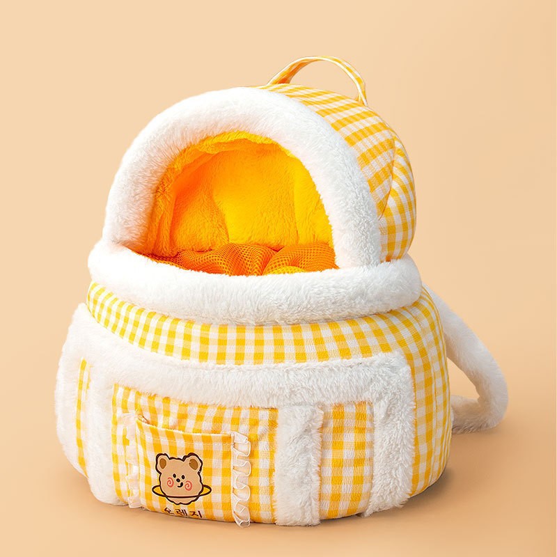 Animal Shaped Portable Pet Backpack Diaper Travel Bag