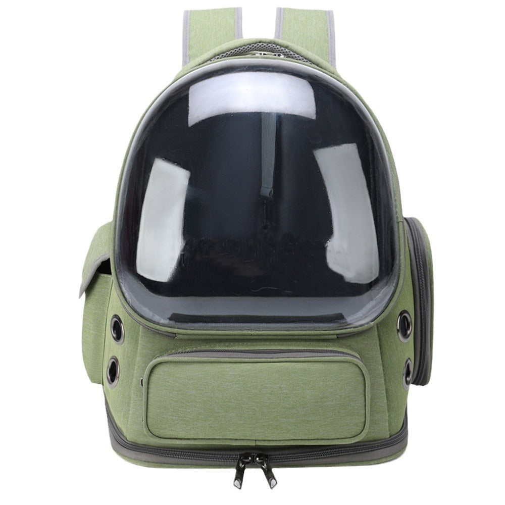 Portable Transparent Space Capsule Pet Backpack Diaper Bag